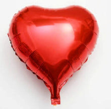 18-Inch Red, Pink & Silver Love Heart Balloons