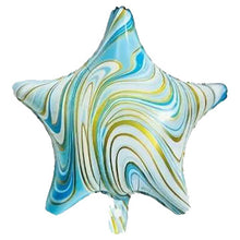 18-Inch Round Happy Birthday Aluminum Film Balloon - 5pcs