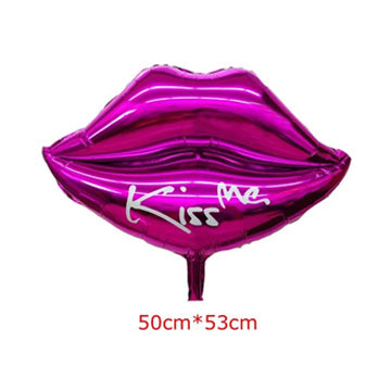 Hot Pink Lip Shaped Balloon