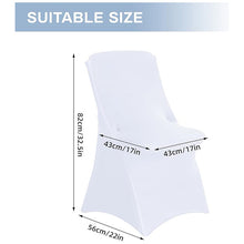 Stretch Folding Spandex Chair Covers for Banquets, Weddings, Party and Celebration