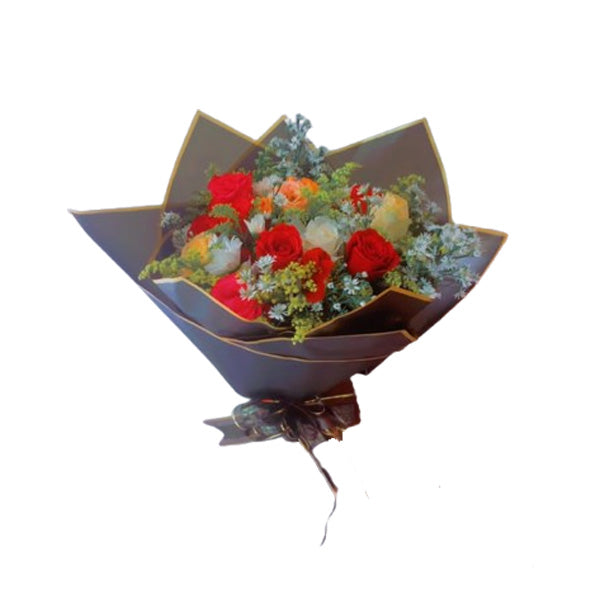 12 Mix Roses Bouquet