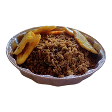 Fish,Rice,Salade, Fried Plantains and Spicy Slaw For 2 Persons