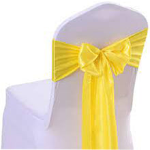 Set 1Pc Satin Chair Sashes For Rent