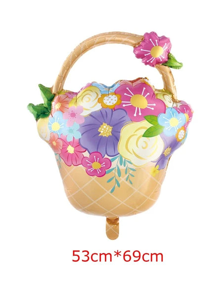 1pc Flower Basket Shaped Balloon