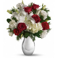 Red Roses, White Lily