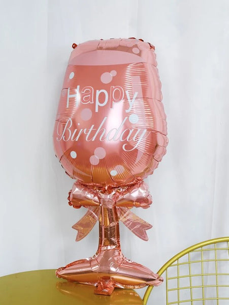 1pc Glass Shaped Balloon