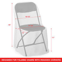 Set 1Pc Folding Chair Covers For Rent
