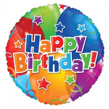 "Happy Birthday" Foil Balloons 18" inflate with Helium
