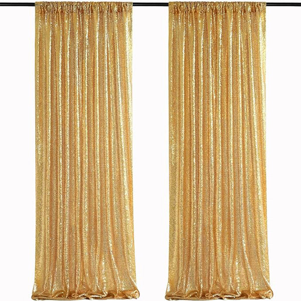 Set 2Pc Backdrop Curtains 2FTx8FT For Rent