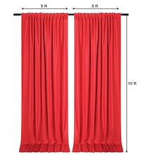 Set 2Pc Backdrop Curtains 2FTx8FT For Rent