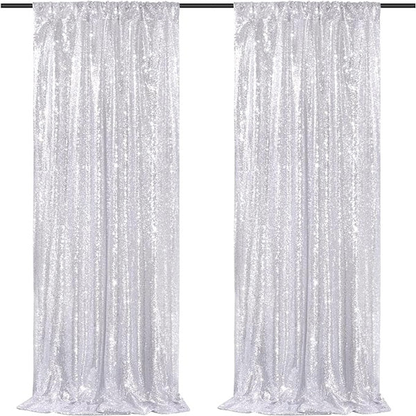 Set 2Pc Backdrop Curtains 2FTx8FT For Rent
