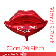 Red Lip Shaped Balloon
