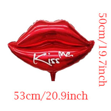 Red Lip Shaped Balloon