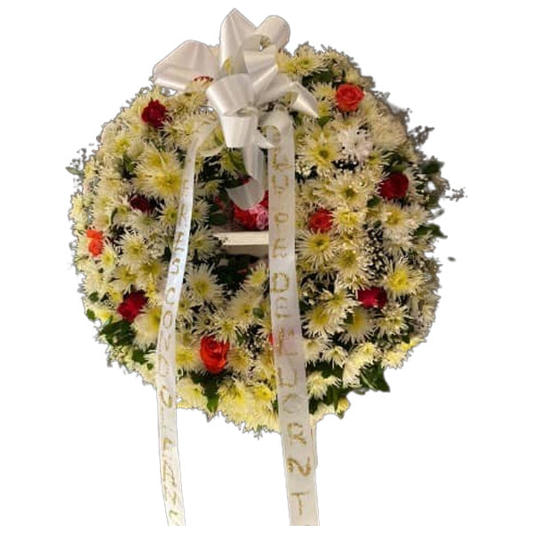 White Daisies, Greenery