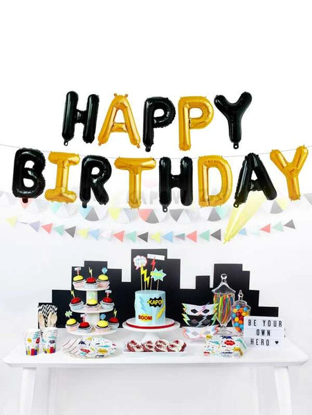 13pcs Birthday Party Decorative Balloon Set