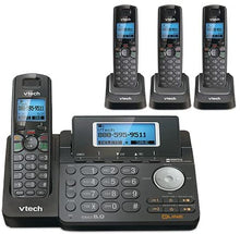 Vtech Cordless Phone (Black, 3-Handset)