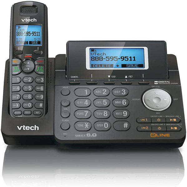 Vtech Cordless Phone (Black, 3-Handset)