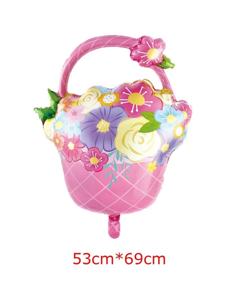 1pc Flower Basket Shaped Balloon