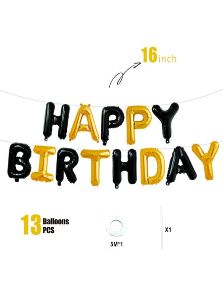 13pcs Birthday Party Decorative Balloon Set