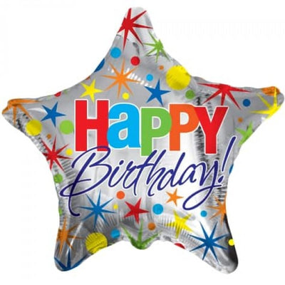 "Happy Birthday" Foil Balloons 18" inflate with Helium