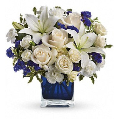 White Lilies, Blue Roses, White Roses
