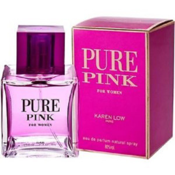 Karen Low Pure Pink Eau De Parfum Spray for Women, 3.4 Ounce